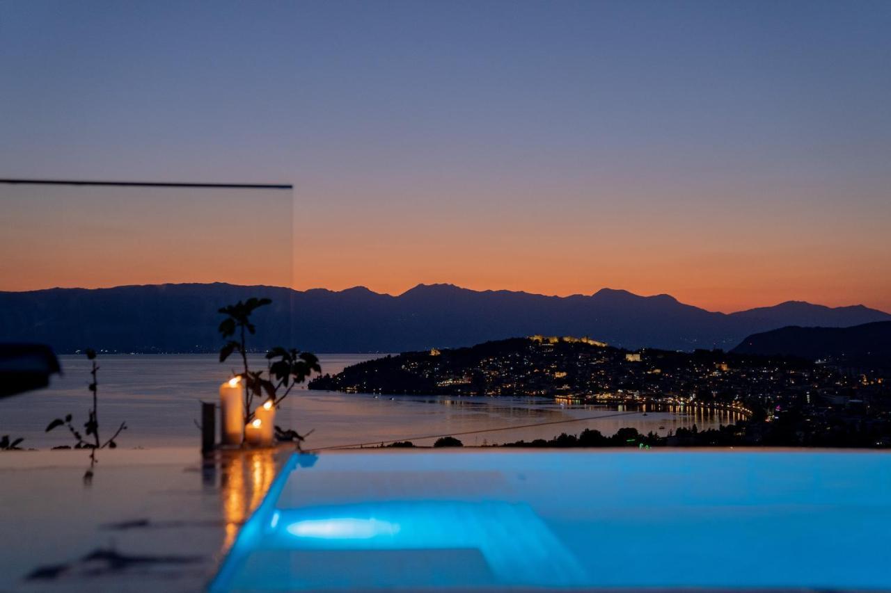 Casa Farmak - 4 Bedroom Lux Apartment With Infinity Pool & Lake View Ohrid Eksteriør billede