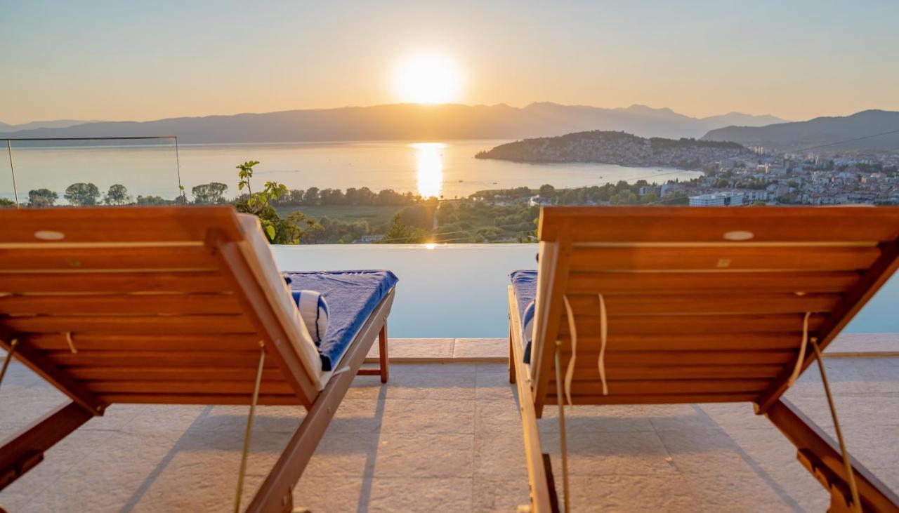 Casa Farmak - 4 Bedroom Lux Apartment With Infinity Pool & Lake View Ohrid Eksteriør billede